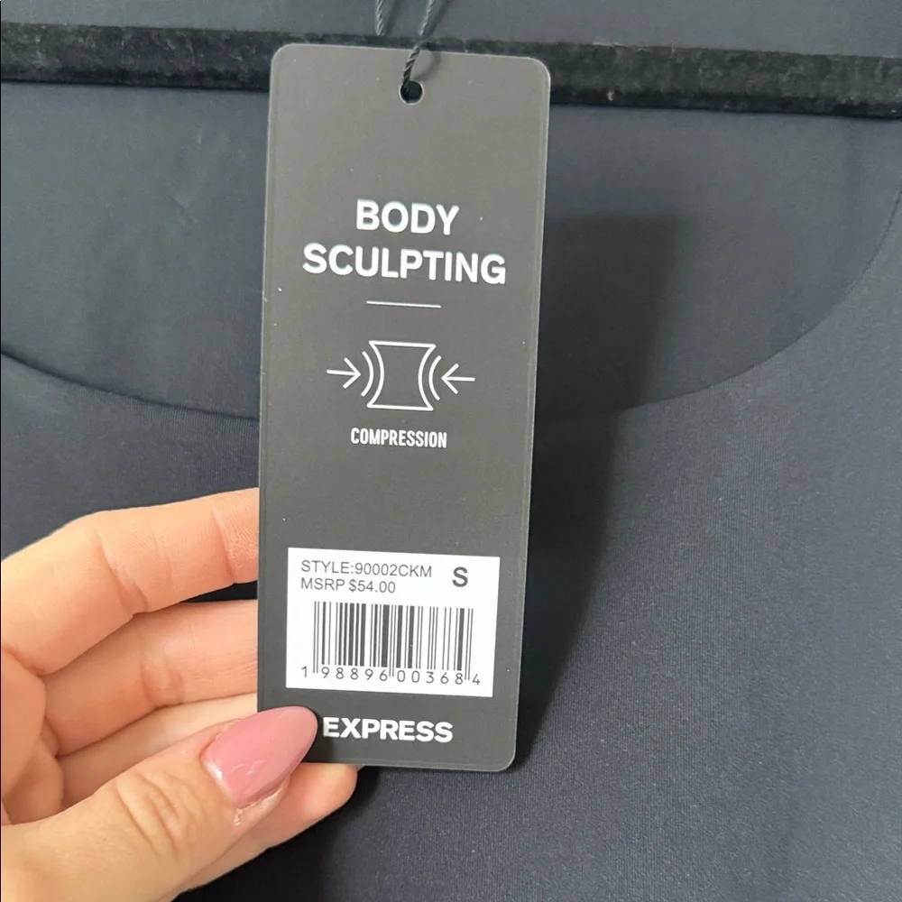 Express Black Body Sculpting Bodysuit - Picture 4 of 6